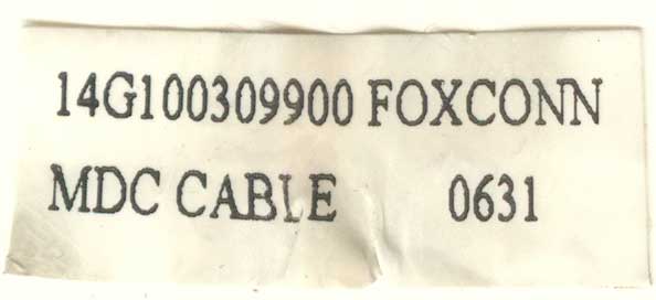 14G100309900 FOXCONN MDC CABLE    