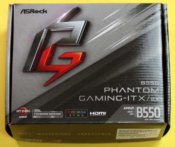 ASRock B550M-ITX/ax   Phantom Gaming