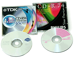  CD-R  CD-RW      