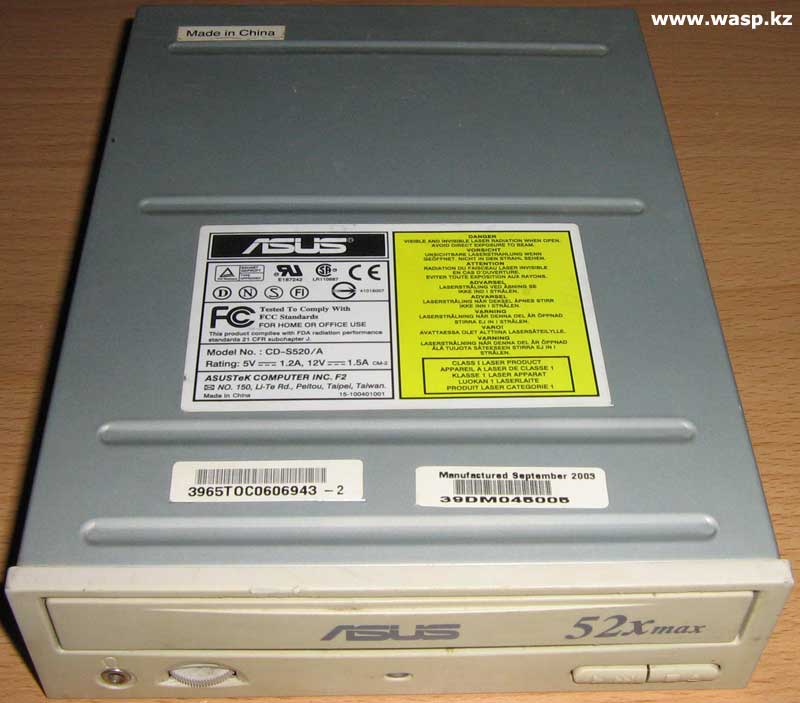 ASUS CD-S520/A   CD-ROM