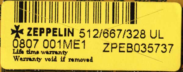 Zeppelin 512 MB DDR2 667      