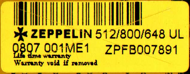 Zeppelin ZPFB007891 512/800/648 UL 512 MB DDR2 800  6400  