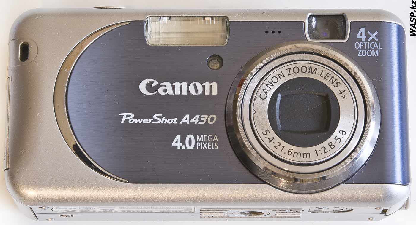 Инструкция фотокамеры canon a430