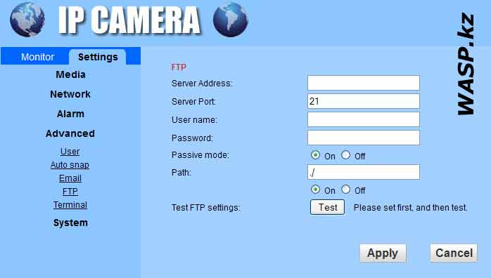 HD-IP1060W-A FTP      