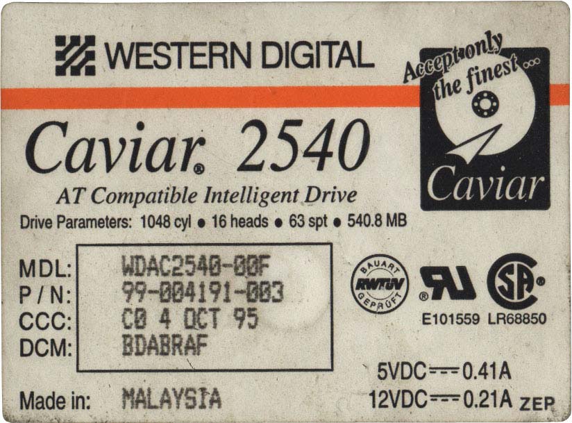Caviar 2540 BDABRAF E101559   