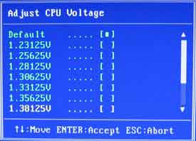 Adjust CPU Voltage  Colorful C.P35 X3