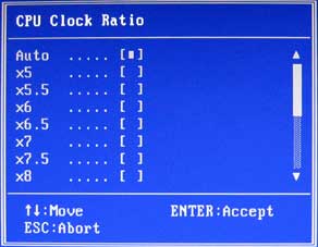 CPU Clock Ratio Gigabyte GA-MA74GM-S2H