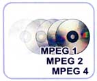 MPEG 1, 2, 4  
