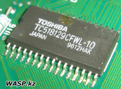 TOSHIBA TC518129CFWL-10    SRAM