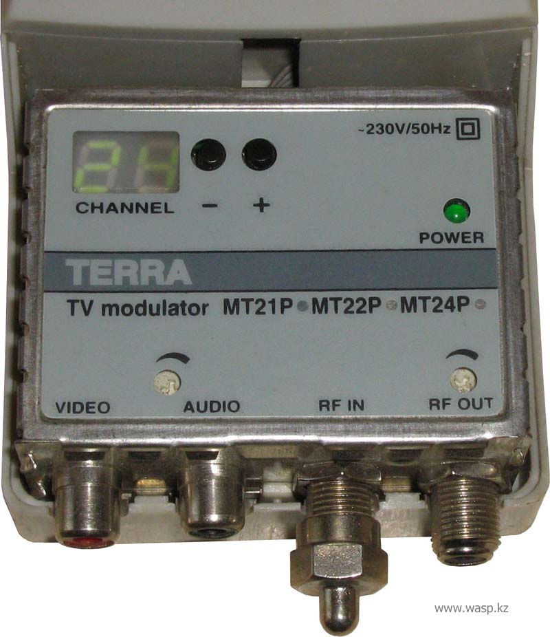 Terra TV modulator MT21P, MT22P, MT24P