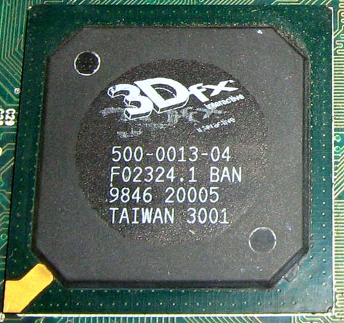 3Dfx 500-0013-04 02324.1 BAN  GPU
