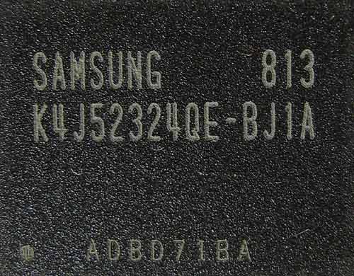 Samsung 813 K4J52324QE-DJ1A   Colorful GeForce 9600GT