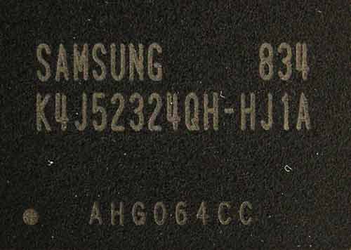 Samsung 834 K4J52324QH-HJ1A  DDR3 