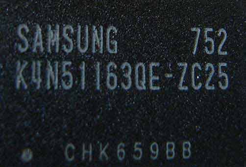 Samsung 752 K4N51163QE-ZC25  
