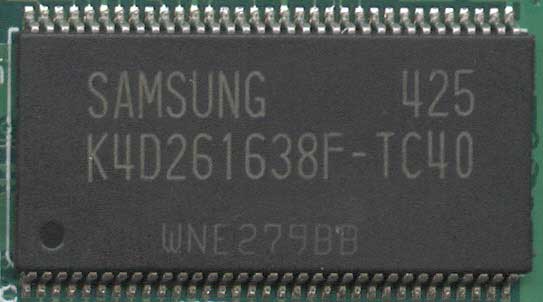 Samsung K4D261638F-TC40    