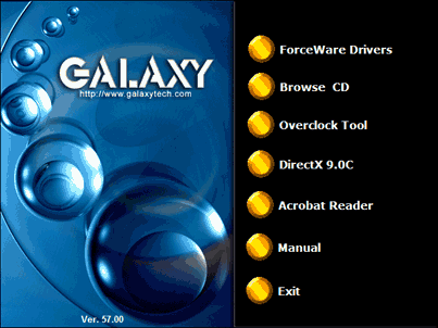 Galaxy driver  Galaxy GF 9600GT