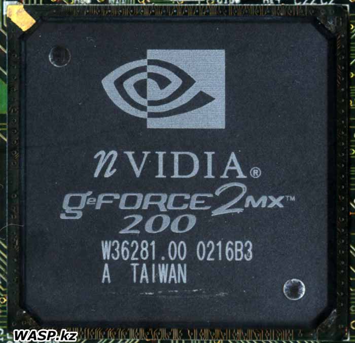 Nvidia GeForce2 MX200 W36281.00 0216B3  GPU