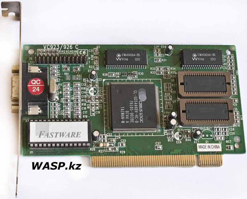 VC 923/926 C Cirrus Logic CL-GD5446BV-HC-B, PCI