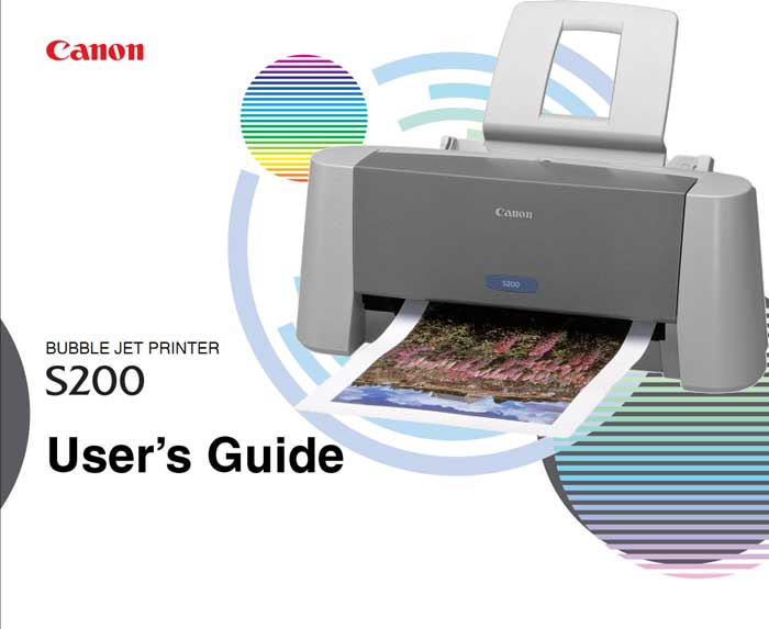 Инструкция принтера canon s200