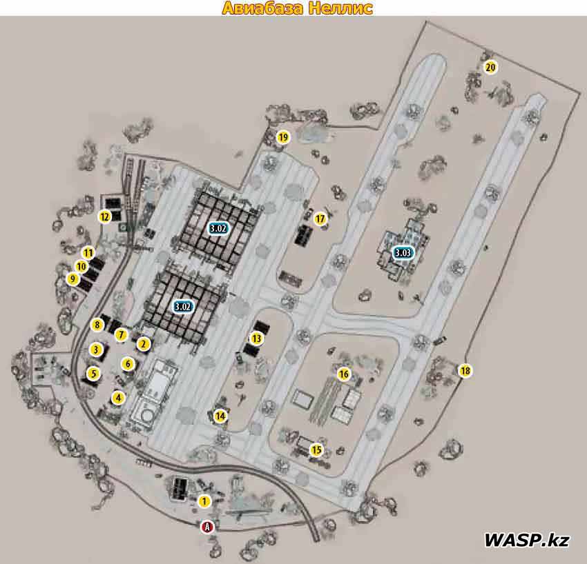     . Fallout: New Vegas - Nellis Air Force Base map
