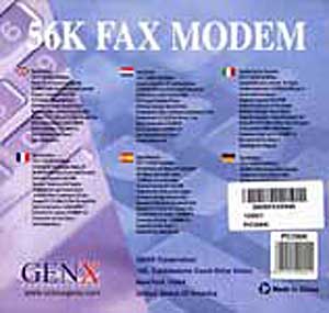Genx PCI modem manual