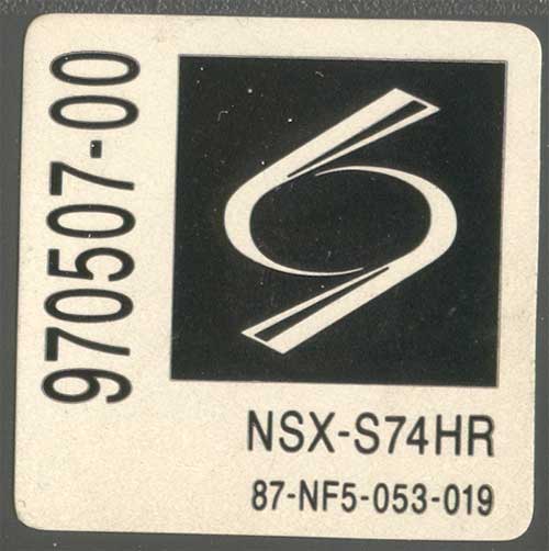 Aiwa NSX-S74HR 87-NF5-053-019 