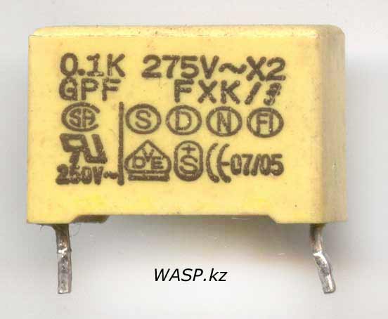 GPF FXK capacitor