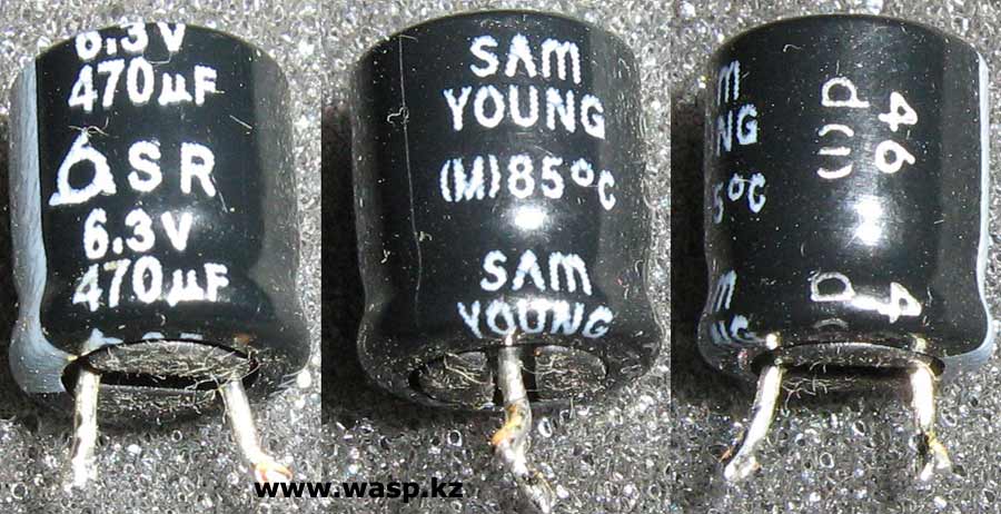 Samyoung  SR capacitors logo TM