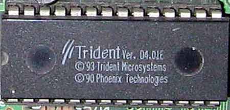 Trident Ver.04.01E BIOS  Trident TVGA9000I-1