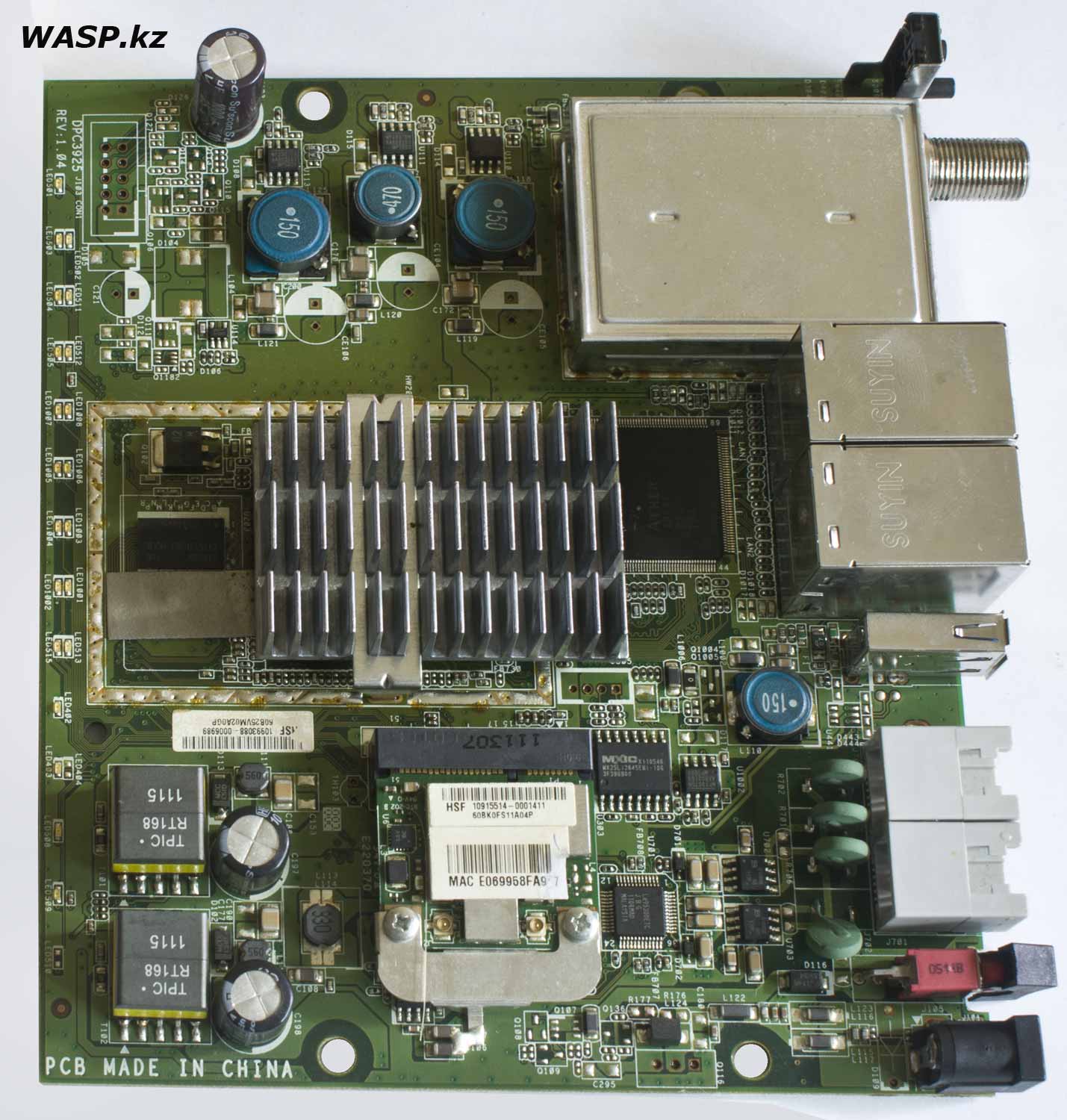 Cisco EPC3925 плата электроники поиск неисправности и ремонт