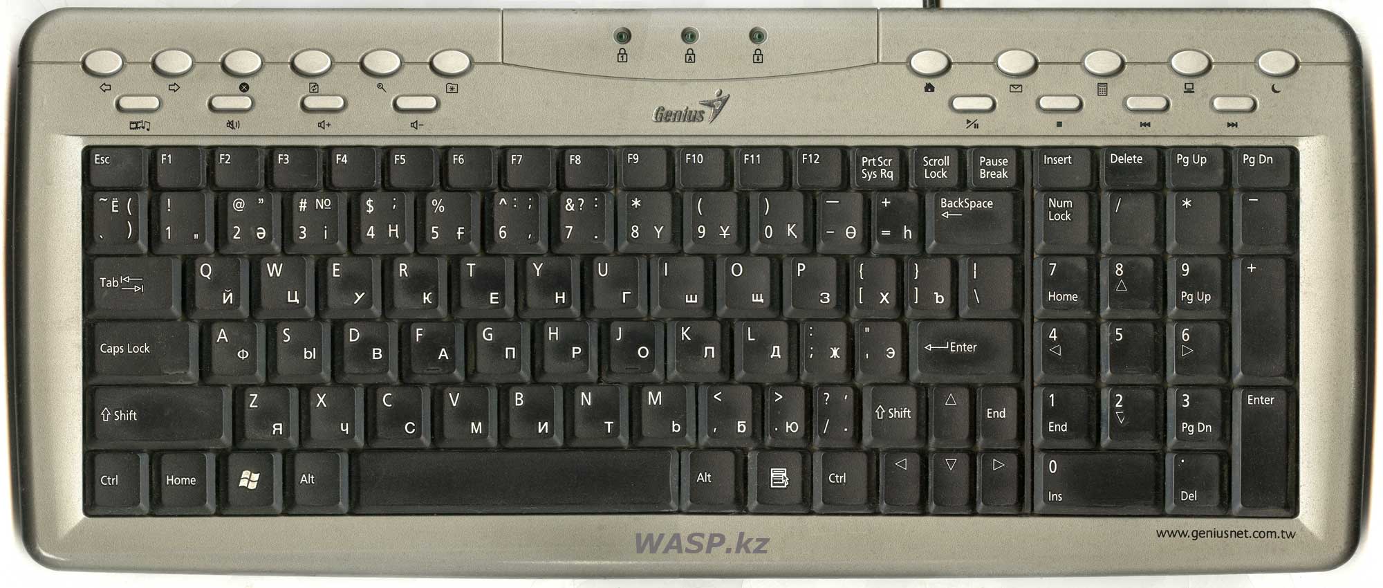 Genius KB-0368 или KB-19e NB полное описание компьютерной клавиатуры