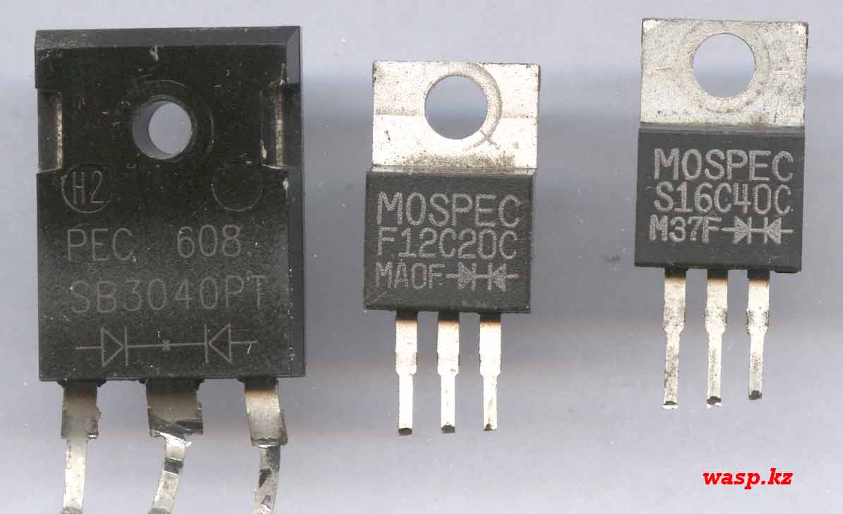 SB3040PT диод Шоттки сборка S16C40C Быстрый спаренный диод F12C20C