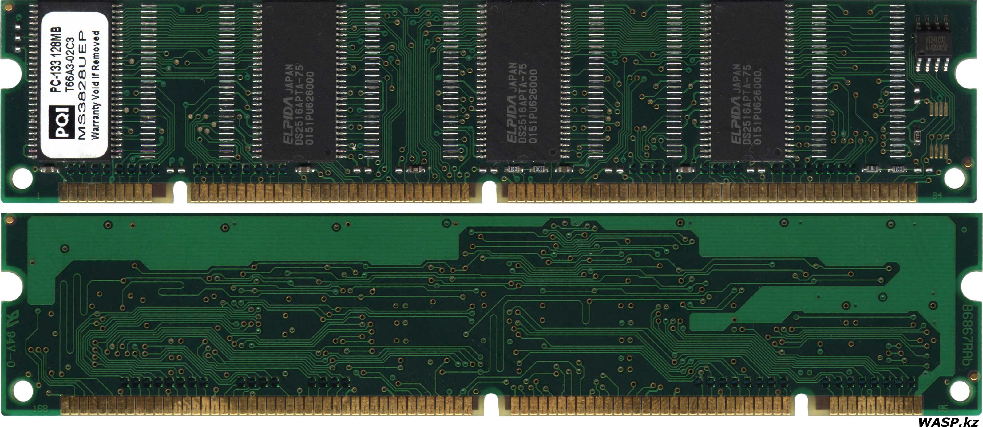 PQI MS3828UEP PC-133 128MB обзор SDRAM памяти
