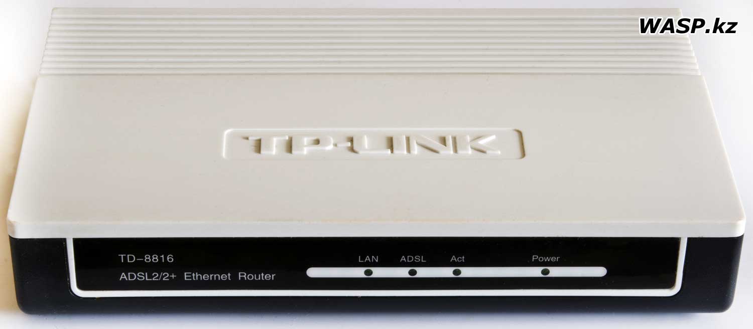 TP-LINK TD-8816 описание ADSL2/2+ Ethernet Router модема