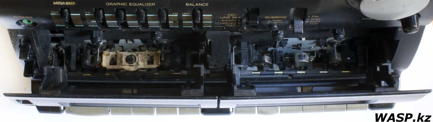SONY CFS-W475S японская двухкассетная магнитола