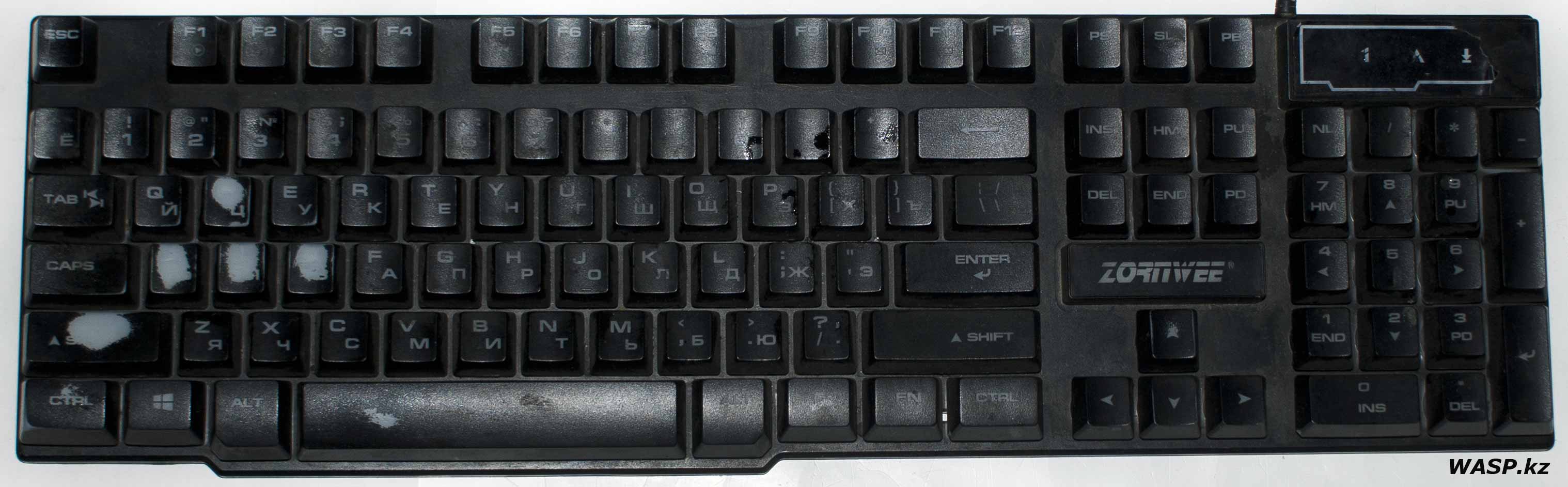 ZORNWEE K888 обзор дешевой игровой клавиатуры