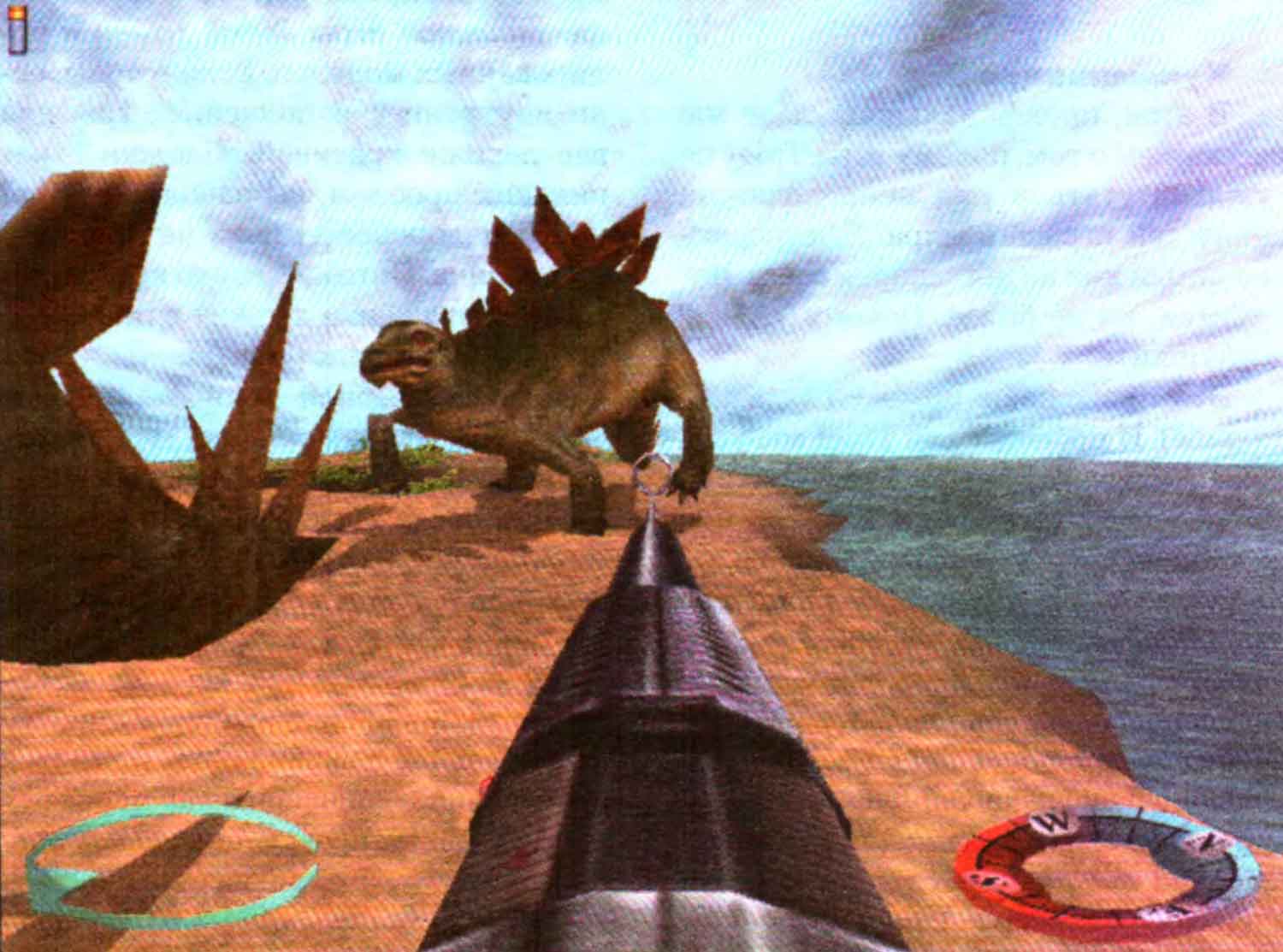 как убить динозавра в Carnivores сравнение с игрой Turok