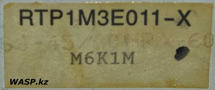 RTP1M3E011-X M6K1M  