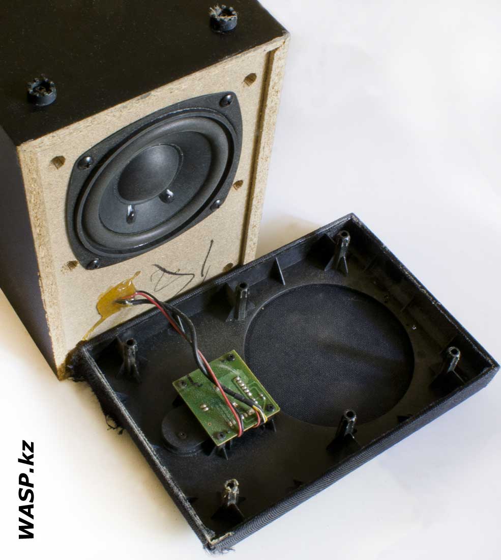 Microlab разборка и конструкция сабвуфера, схема