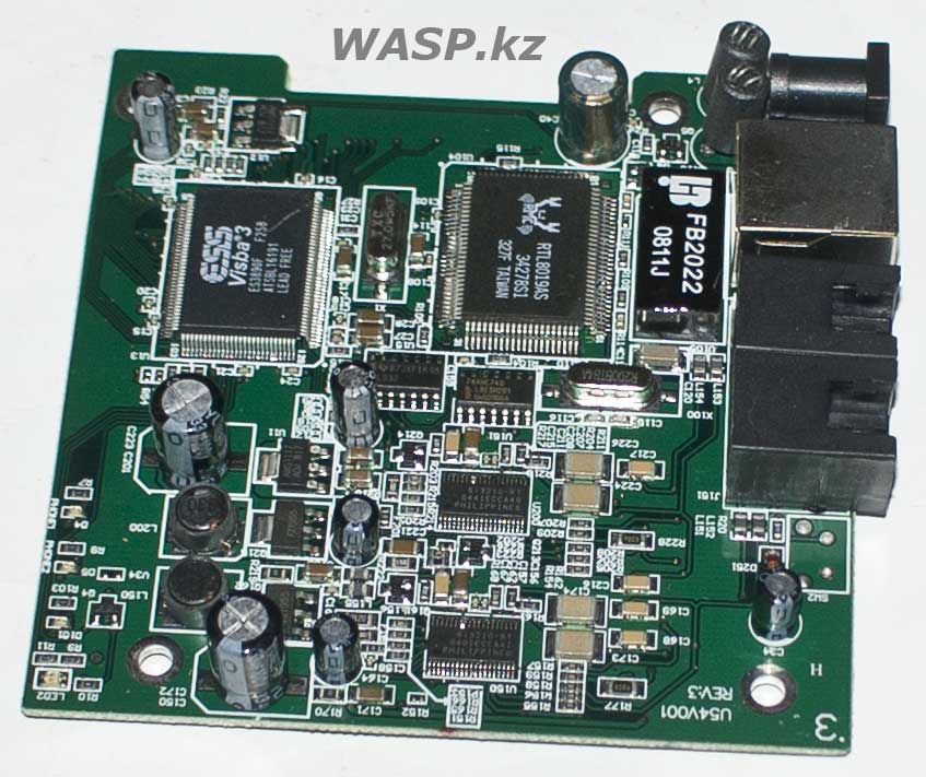 Linksys PAP2 плата VOIP шлюза на процессоре ESS Visba 3 ES3890F обзор