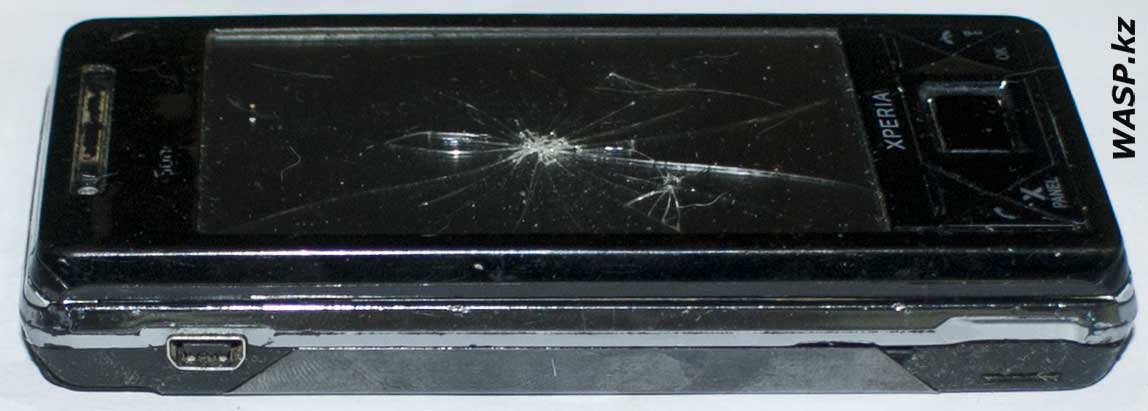 Sony Ericsson Xperia X1 разбита сенсорная панель, чем и как заменить?