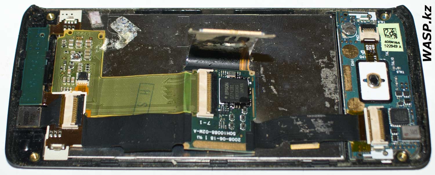 разборка и сборка смартфона Sony Ericsson Xperia X1, сервис мануал