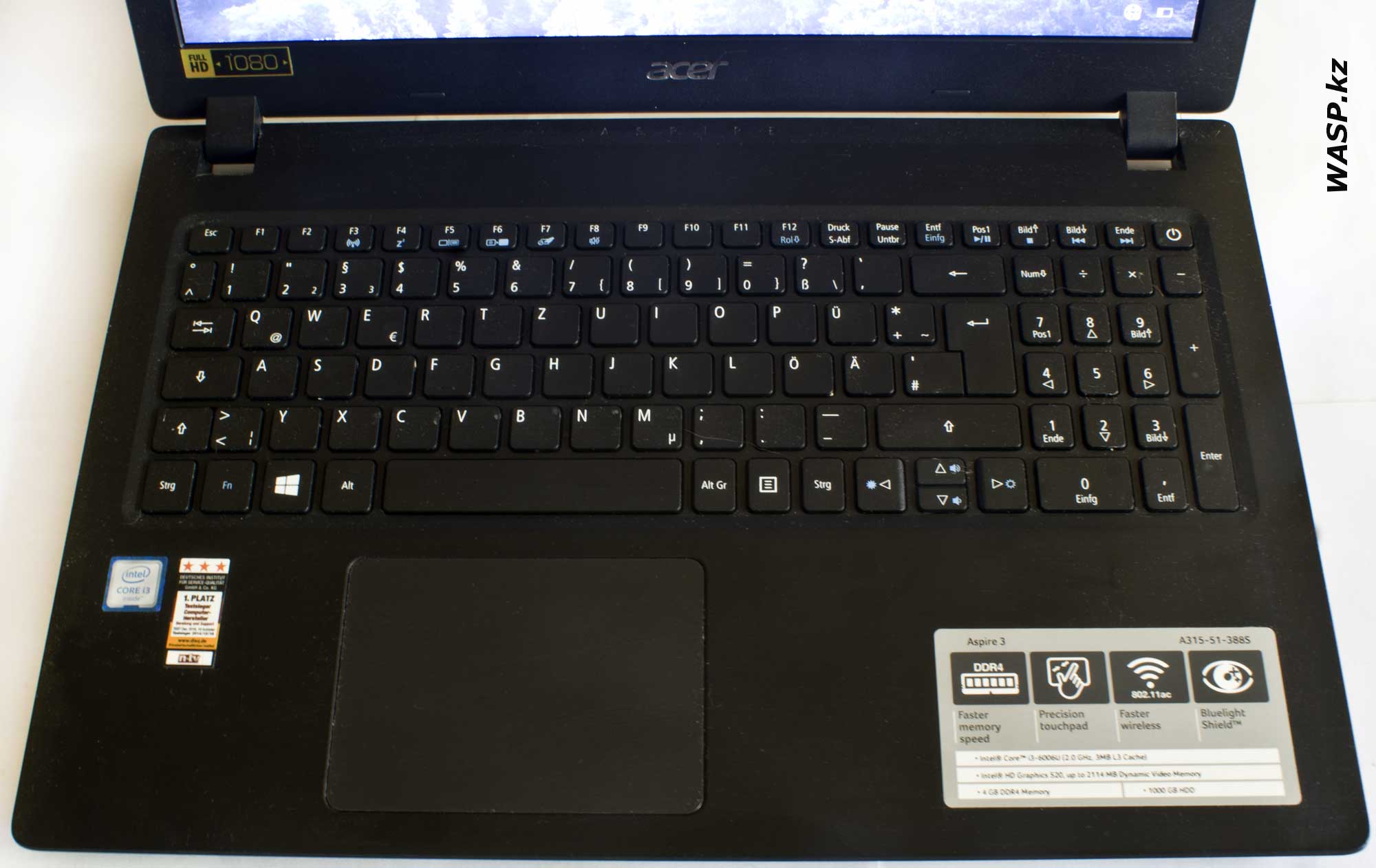 Acer Aspire 3 A315-51 как заменить клавиатуру на ноутбуке?
