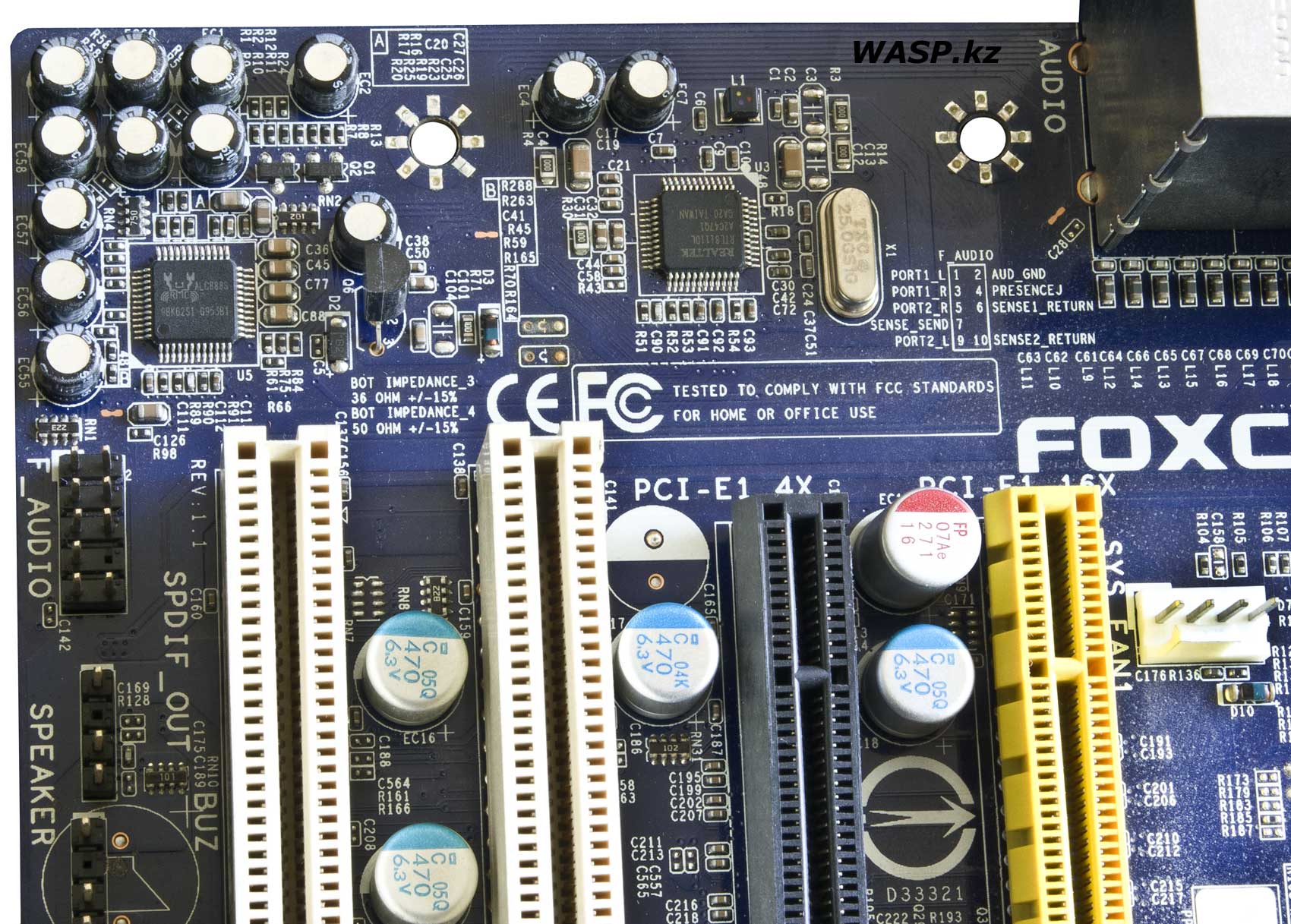 Foxconn H55MX-S все чипы и микросхемы материнской платы