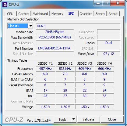 Zeppelin 2G/1333/1288 UL CL9 разгон ОЗУ тайминги в CPU-Z