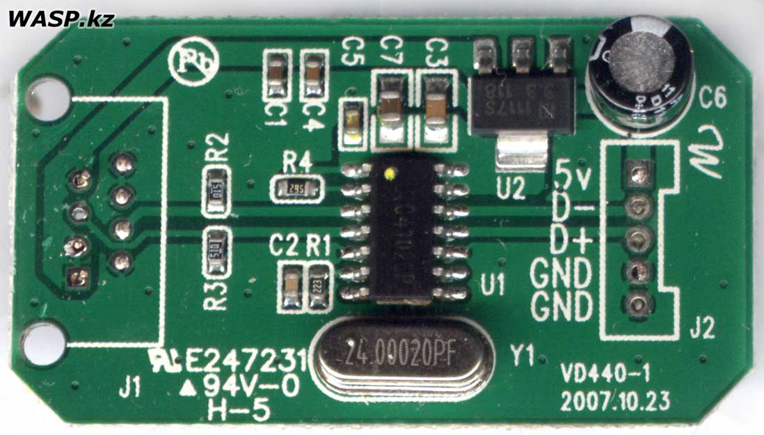 VD440-1 плата Digitus DA-70139-1 USB микросхема C4120CP