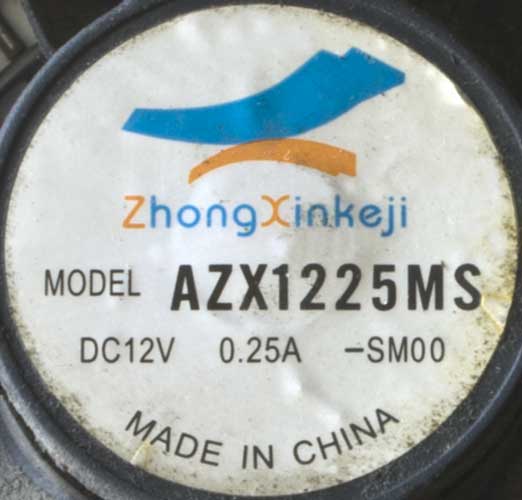 ZhongXinkeji AZX12255MS 120 мм вентилятор для БП ПК