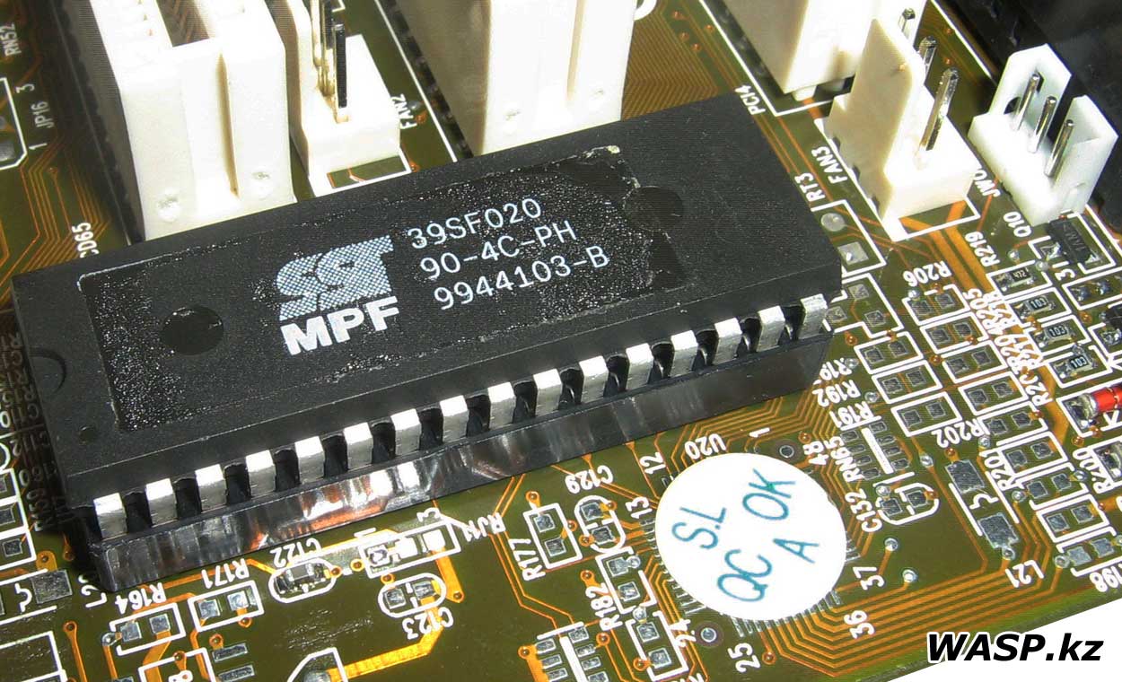 SST MPF 39SF020 микросхема БИОС на матплате Soltek SL-65F+