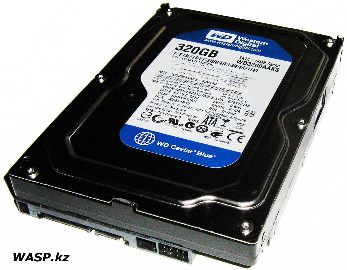 Western Digital WD3200AAKS HDD на 320 Гб обзор и отзыв
