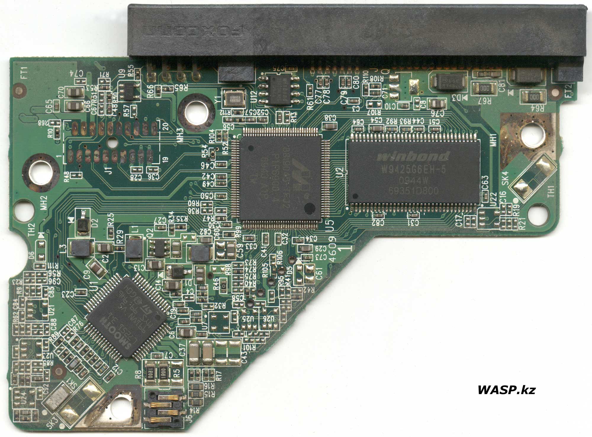 Western Digital WD3200AAKS плата электроники и схема HDD